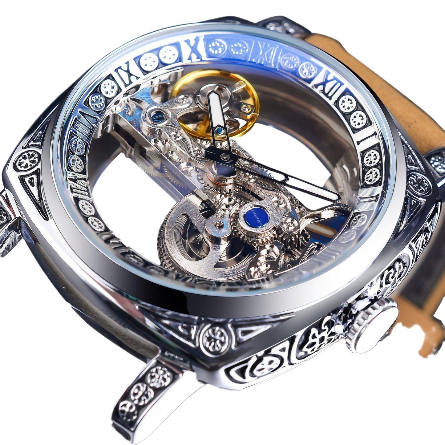 Reloj Mecánico Hueco de Alta Gama para Hombres