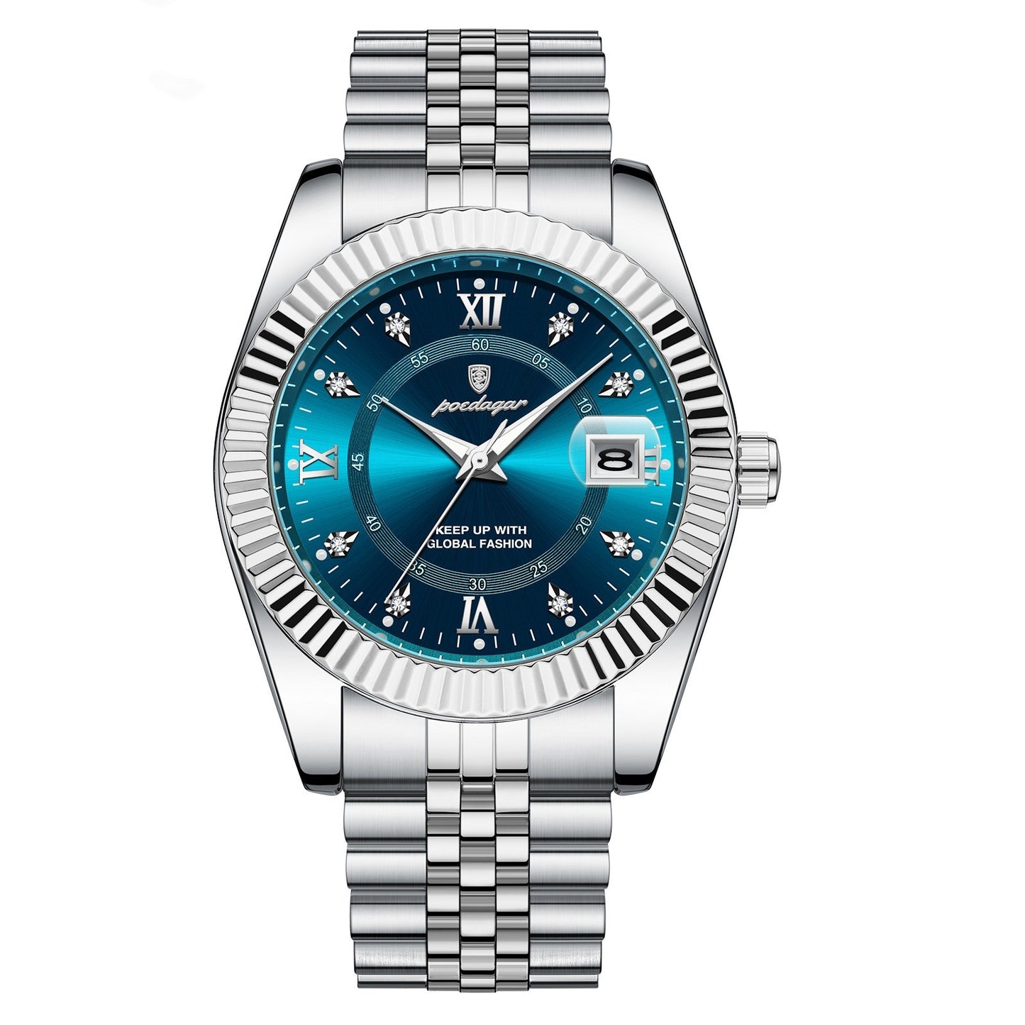Reloj Automático Impermeable para Hombre de Estilo Empresarial y Moderno