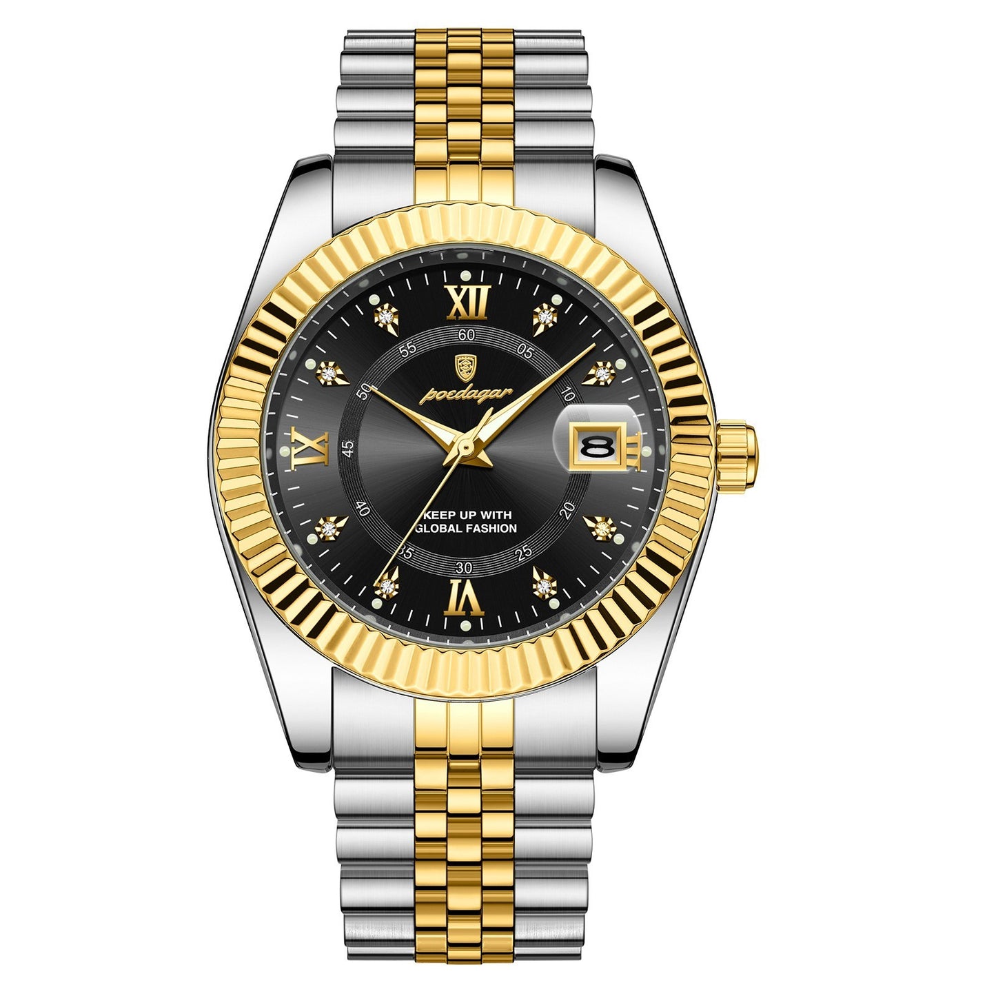 Reloj Automático Impermeable para Hombre de Estilo Empresarial y Moderno