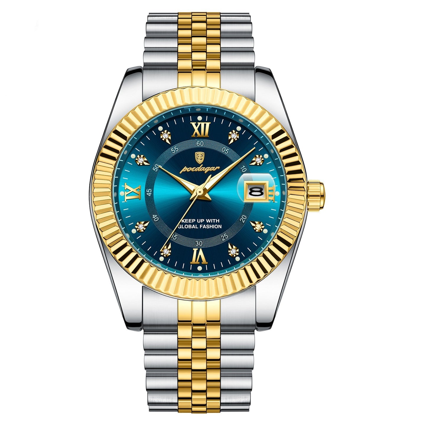 Reloj Automático Impermeable para Hombre de Estilo Empresarial y Moderno