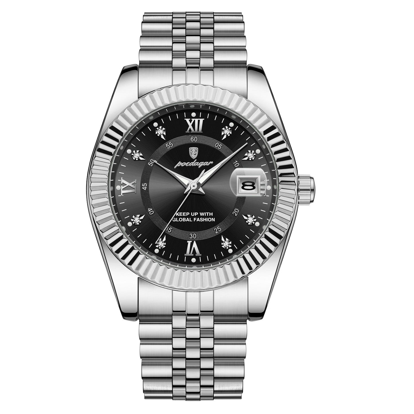 Reloj Automático Impermeable para Hombre de Estilo Empresarial y Moderno