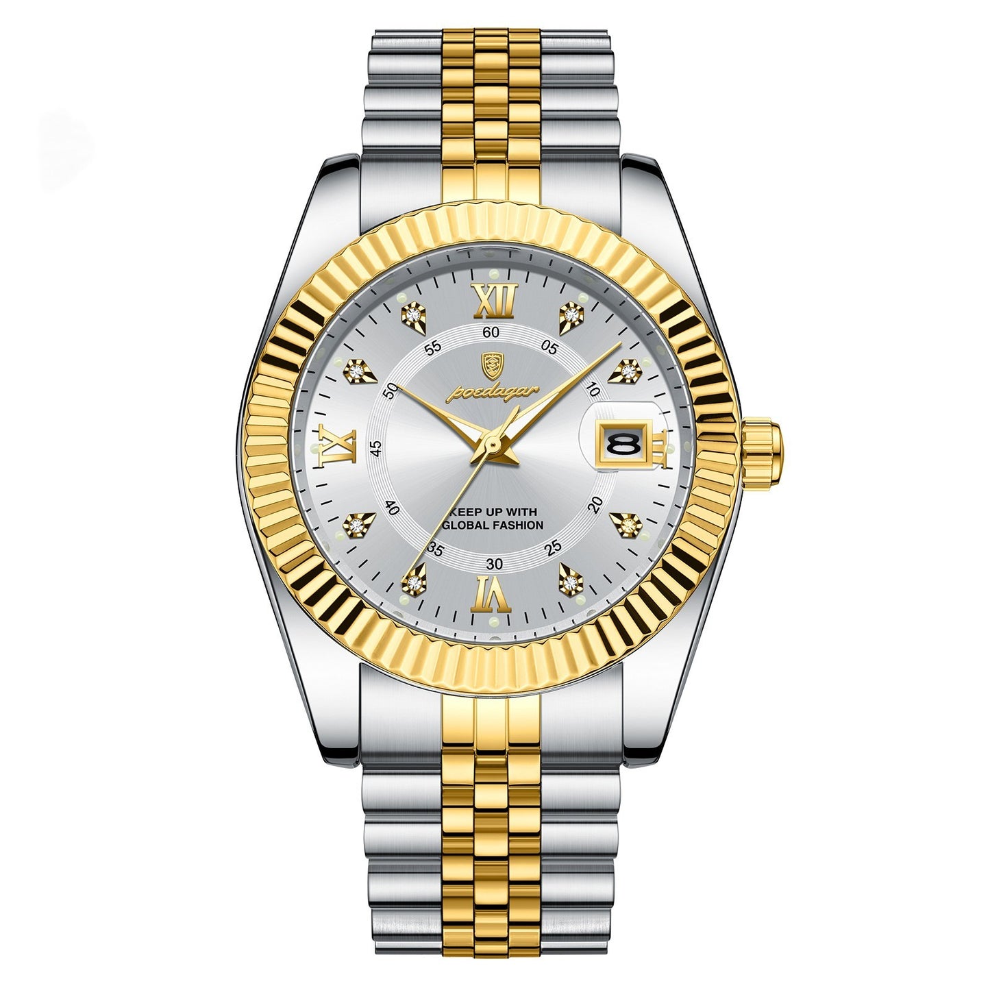 Reloj Automático Impermeable para Hombre de Estilo Empresarial y Moderno
