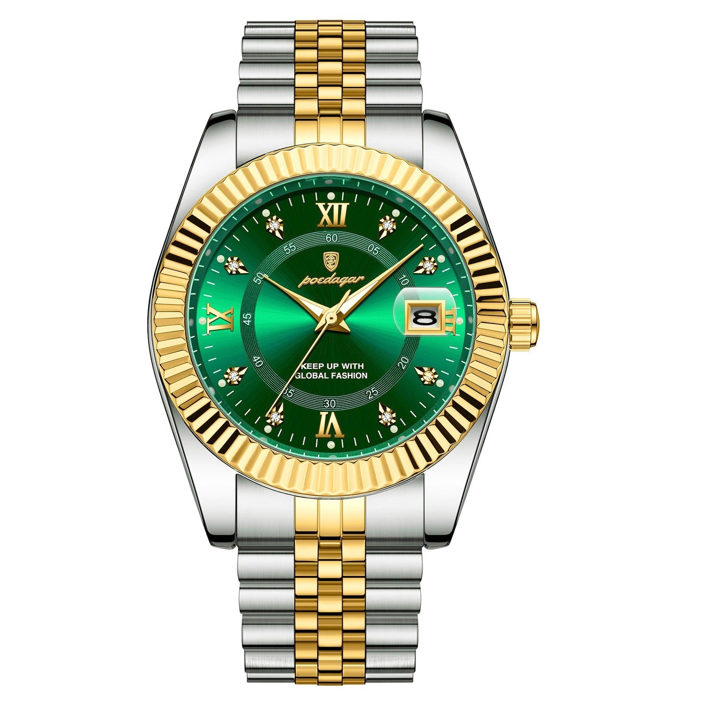 Reloj Automático Impermeable para Hombre de Estilo Empresarial y Moderno