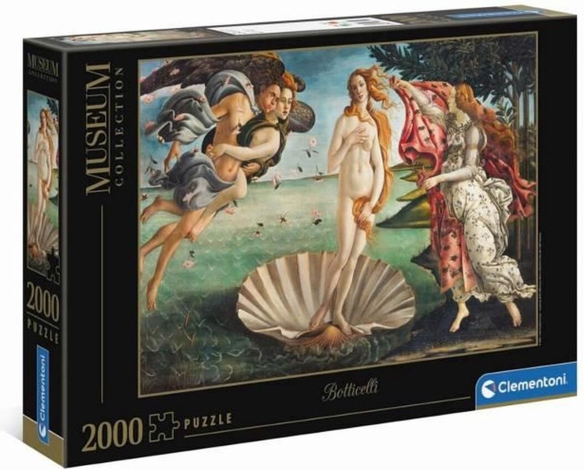 Clementoni - puzzle - 2000 pieces - botticelli: the birth of Venus - puzzle for adults-0