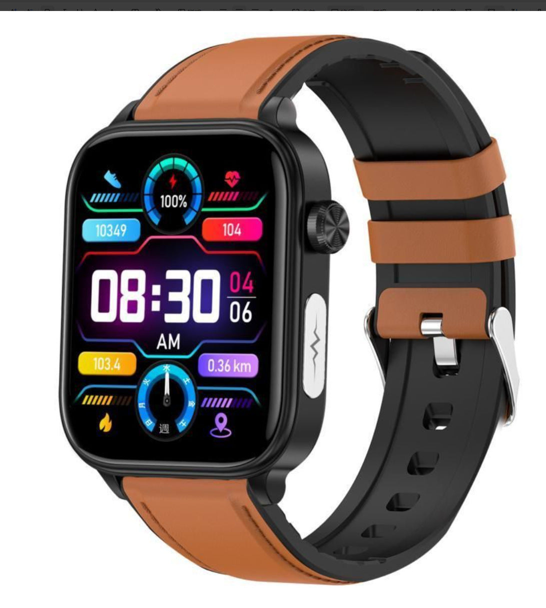 Reloj Inteligente ET570 con Llamadas Bluetooth, ECG y Monitoreo de Salud