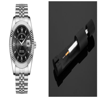Reloj Automático Impermeable para Hombre de Estilo Empresarial y Moderno
