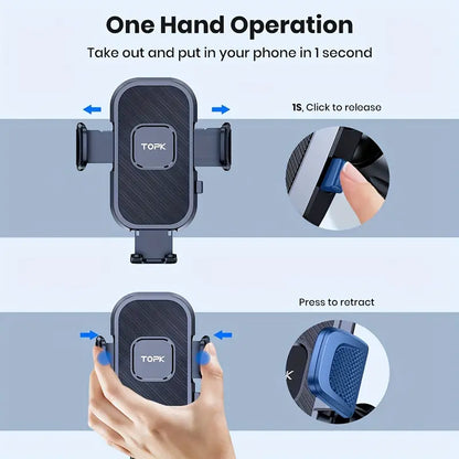 Unlock hands-free possibilities with our car phone holder-3