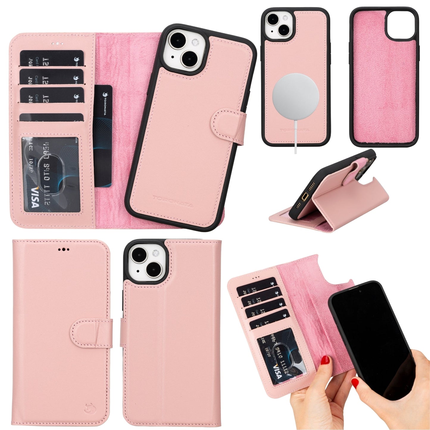 Casper Leather iPhone 14 Wallet Case | MagSafe-10