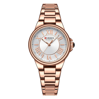 Reloj de Mujer con Correa de Acero - Elegancia y Estilo Casual