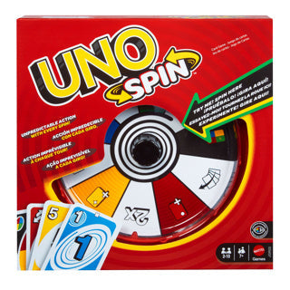 Mattel games uno spin card game-0