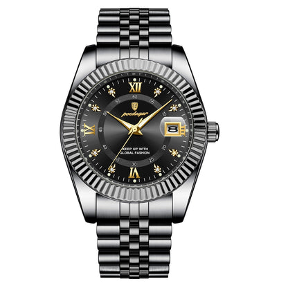 Reloj Automático Impermeable para Hombre de Estilo Empresarial y Moderno