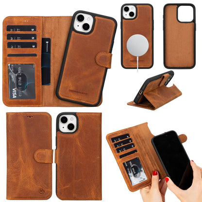 Casper Leather iPhone 14 Wallet Case | MagSafe-7
