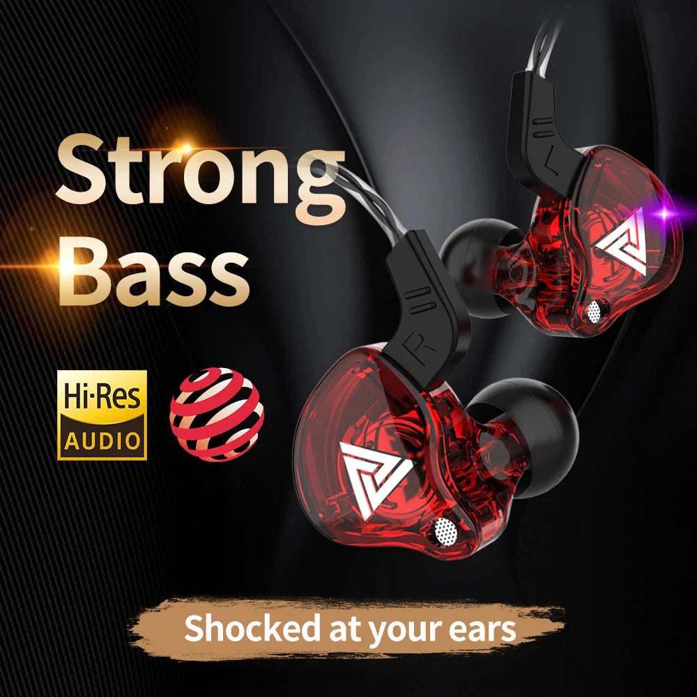 3.5mm Cable Wired Earphones QKZ AK6 HiFi Sound Quality Earphone With Wire Gaming Headset Gamer Headphones Bass Cheap Sale Earbud-4