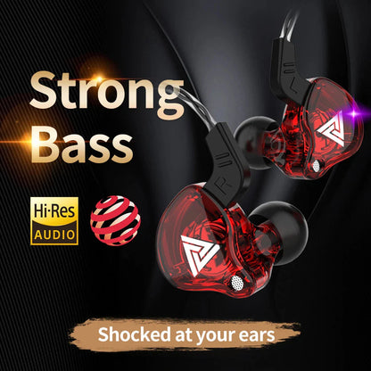 3.5mm Cable Wired Earphones QKZ AK6 HiFi Sound Quality Earphone With Wire Gaming Headset Gamer Headphones Bass Cheap Sale Earbud-4