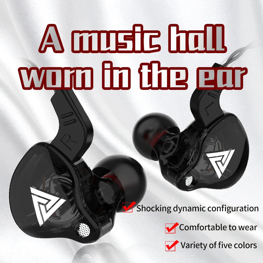 3.5mm Cable Wired Earphones QKZ AK6 HiFi Sound Quality Earphone With Wire Gaming Headset Gamer Headphones Bass Cheap Sale Earbud-1