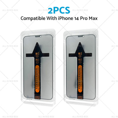 2PCS Screen Protector Privacy Tempered Glass Suitable For iPhone 14 Pro/ Max-2