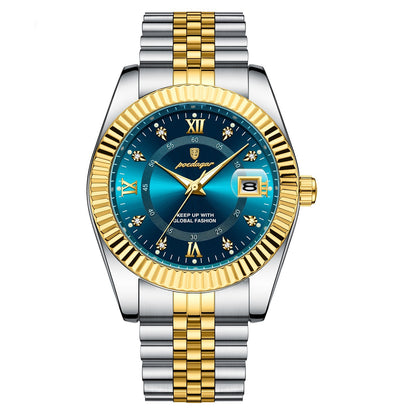 Reloj Automático Impermeable para Hombre de Estilo Empresarial y Moderno