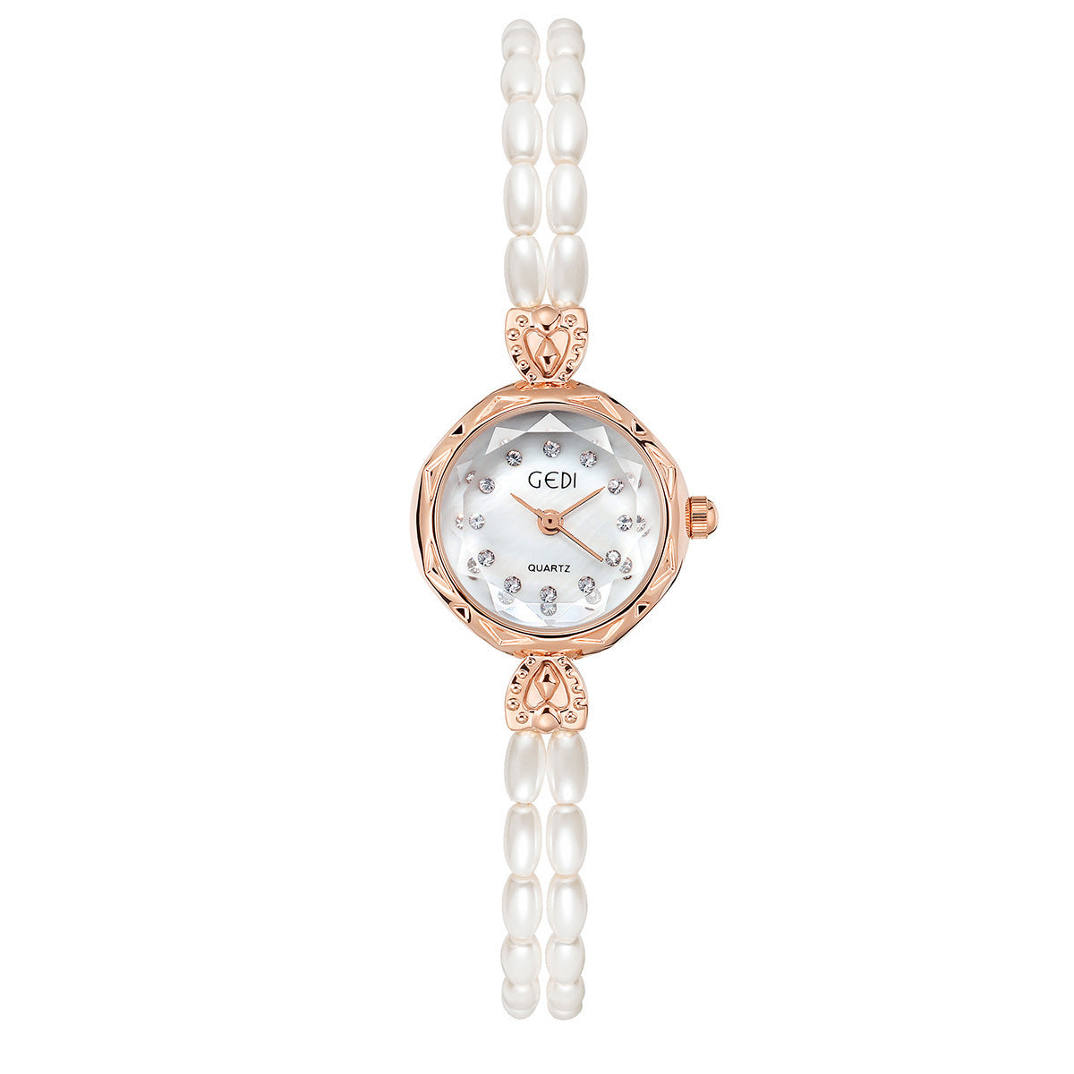 Reloj con Correa de Perlas para Mujer - Elegancia y Creatividad