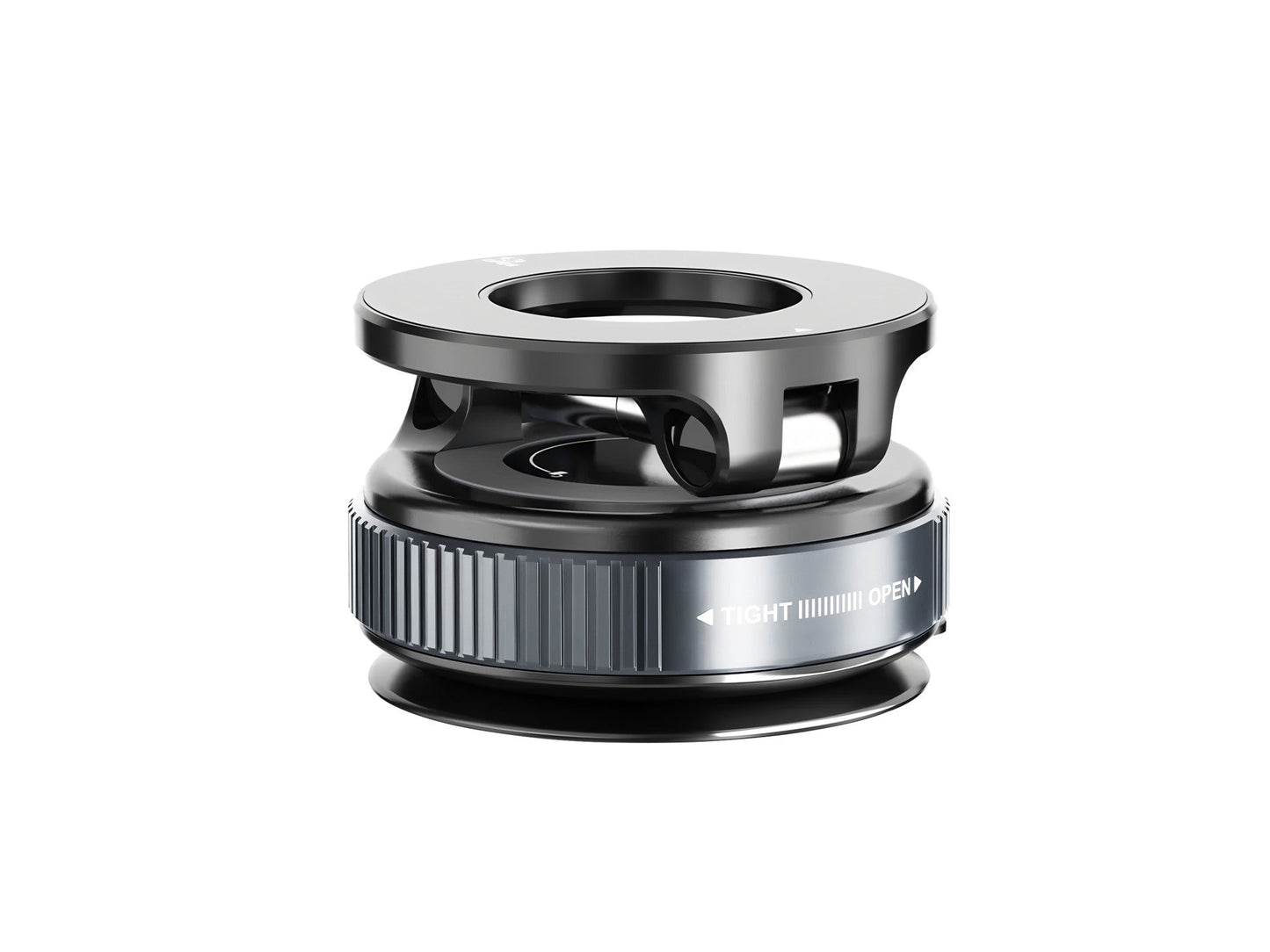 Techancy Suporte Magnetico Carro TI2343 Base Vacio Compatível MagSafe Para Painel Mesa Vidro Angulo Ajustavel Dobrável ABS Iman Preto-1