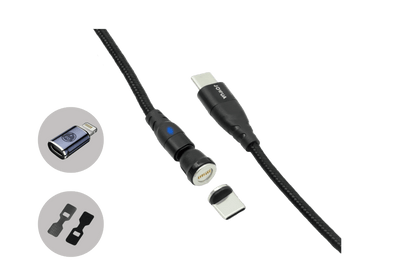 Magnetic Charging Cable USB-C to USB-C (0.4M/1M/1.8M)-1
